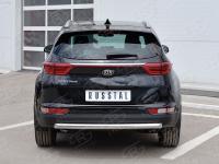 Защита заднего бампера d63 дуга (кроме GT-Line) KIA SPORTAGE 2016-2018