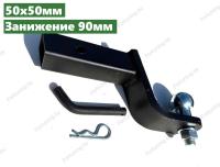 Вставка (квадрат 50х50мм, занижение 90мм) под американский фаркоп