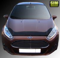 Дефлектор капота Ford Fiesta (2015-) (темн.)