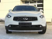 Защита переднего бампера d63 INFINITI FX 35-50 2009-2012