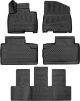 Автомобильные коврики element 3D в салон для KIA Carnival 2020- Premium + кроссвэн 5шт. (полиуретан)