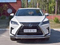 Защита переднего бампера d42 секция LEXUS RX200t 2015- (кроме F-Sport)