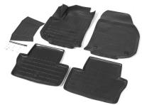 Автомобильные коврики Rival для Opel Zafira Family 2012-н.в., полиуретан, с крепежом, с перемычкой, 5 шт., 14207001