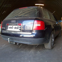 Фаркоп Galia (Словакия) «быстросъемный» для Audi A6 II «C5» (1997-2005) "седан/ универсал"