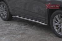 Пороги труба d60 под машину Toyota Highlander (2014 по наст.)