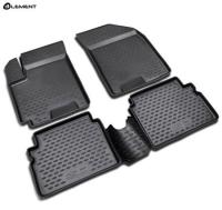 Автомобильные коврики element в салон для RAVON R3 (2015-2020) седан 4 шт. (полиуретан)
