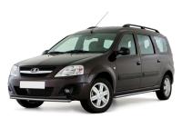Защита переднего бампера d42 Lada Largus 2012-