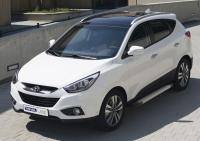 Пороги алюминиевые Rival "Silver" для Kia Sportage 2010-2014-2015
