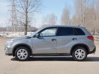 Пороги труба d42 (вариант 1) SUZUKI VITARA 2015-