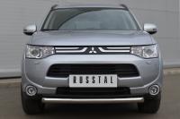 Защита переднего бампера d63 (дуга) MITSUBISHI Outlander 2012-2014