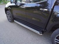 Защита порогов 42,4 мм для Mercedes-Benz X-Class 2018-