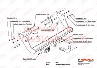 Фаркоп Imiola для Mercedes Vaneo w414 2002-2006