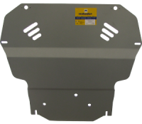 Защита алюминиевая Мотодор Volkswagen Caddy  2004-2010 силуминовый подрамник