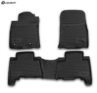 Автомобильные коврики element в салон TOYOTA Land Cruiser 150 2013-2023 5 мест 4 шт. (полиуретан)