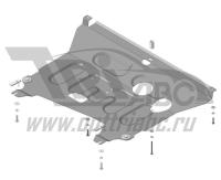 Защита двигателя, кпп KIA Rio (2017-)