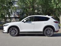 Пороги труба d63 (вариант 1) MAZDA CX-5 2017-
