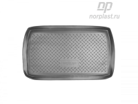 Автомобильный коврик багажника Норпласт для Mitsubishi Grandis (2003), полиуретановый