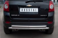 Защита заднего бампера d63/63 (дуга) CHEVROLET Captiva 2011-2013