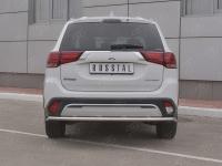 Защита заднего бампера d42 (секции) MITSUBISHI Outlander 2018-