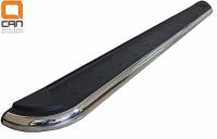 Пороги алюминиевые (Ring) Toyota RAV4 (Тойота РАВ4) (короткая база) (2006-2013)