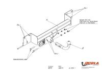 Фаркоп Imiola для BMW X1 E84 (2009-2015), кроме M-Pakiet
