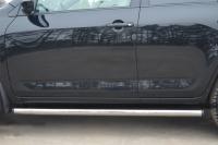 Пороги труба d63 (вариант 2) TOYOTA RAV 4 2010-2012 (short base)
