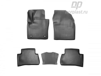 Автомобильные коврики Норпласт для Toyota C-HR 3D (2016) (передний привод), полиуретановые