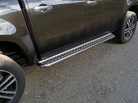 Пороги с площадкой 42,4 мм для Mercedes-Benz X-Class 2018-