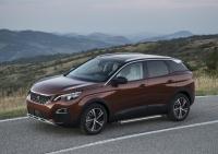 Пороги алюминиевые Rival "Bmw-Style круги" для Peugeot 3008 II 2016-н.в.