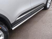 Пороги труба 60,3 мм для Renault Koleos 2017-