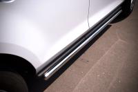 Пороги труба d63 (вариант 3) MAZDA CX-7 2010-2013