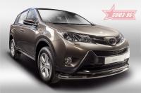 Защита переднего бампера труба d60 Toyota RAV-4 (2013-)