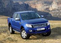 Пороги алюминиевые Rival "Premium" для Ford Ranger 2012-2015