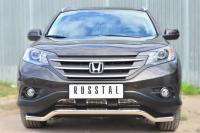 Защита переднего бампера d63 (волна) HONDA CR-V 2.4 2013-2015