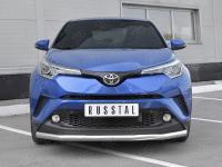 Защита переднего бампера d63 секции TOYOTA C-HR 2018-