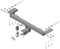 Фаркоп Мотодор для Chery Tiggo 4 Pro I (2020-) «быстросъемный под квадрат»