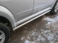 Пороги труба d76 (вариант 3) GREAT WALL HOVER H3 2010-2013