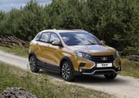 Порог-площадка "Black"  Lada X-Ray Cross 2019-