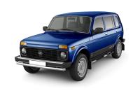 Защита порогов с накладками d 63мм LADA 4x4 (2131)