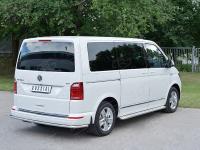 Защита заднего бампера d42 секция VOLKSWAGEN Multivan Caravella Transporter Т6 2016 (короткая база)