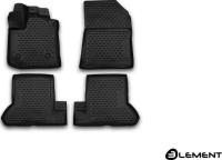 Автомобильные коврики element 3D в салон RENAULT Dokker, 2018-, 4 шт. (полиуретан)