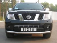 Защита переднего бампера d76 NISSAN Pathfinder 4 2004-2009