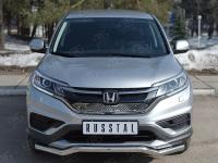 Защита переднего бампера d63 волна HONDA CR-V 2015-2016 2.0