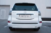 Защита заднего бампера d75х42 (дуга) LEXUS GX 460 2014-