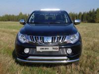 Решётка радиатора 16 мм для Mitsubishi L200 2015-2018
