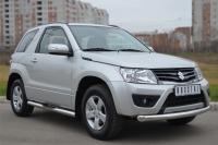 Защита переднего бампера d76 (дуга) SUZUKI Grand Vitara 3дв. 2012-2016