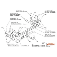 Фаркоп Imiola для Audi A6 C4 седан/универсал (1994-1997)