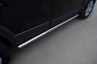 Пороги труба d63 (вариант 2) CHEVROLET Captiva 2011-2013