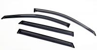 Дефлекторы боковых окон Hyundai Grand Santa Fe (2013- / 2015- ) (4шт.) (темн.)
