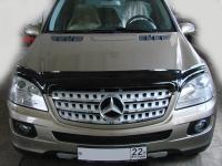 Дефлектор капота Mercedes ML (2005-2011) (темн.)